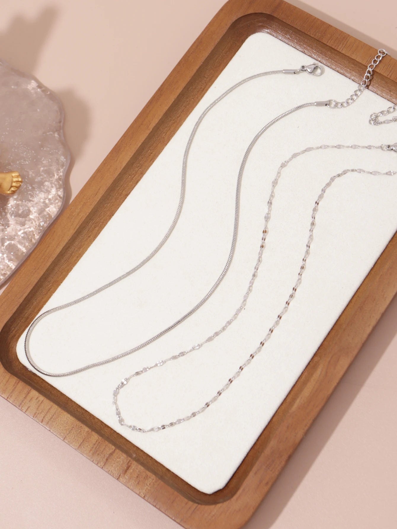 Minimalist Stainless Steel Women'S Necklace Set for Daily Jewelry - Bela Fils BoutiqueBela Fils Boutique