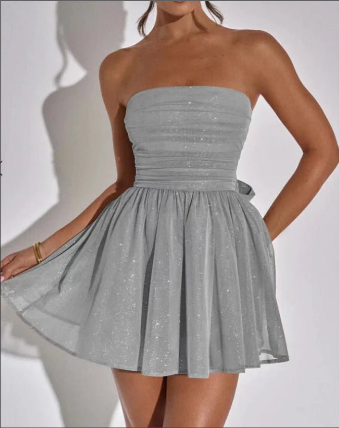 New Sexy Strapless Bodycon Mini Dress in Black - Bela Fils BoutiqueBela Fils Boutique