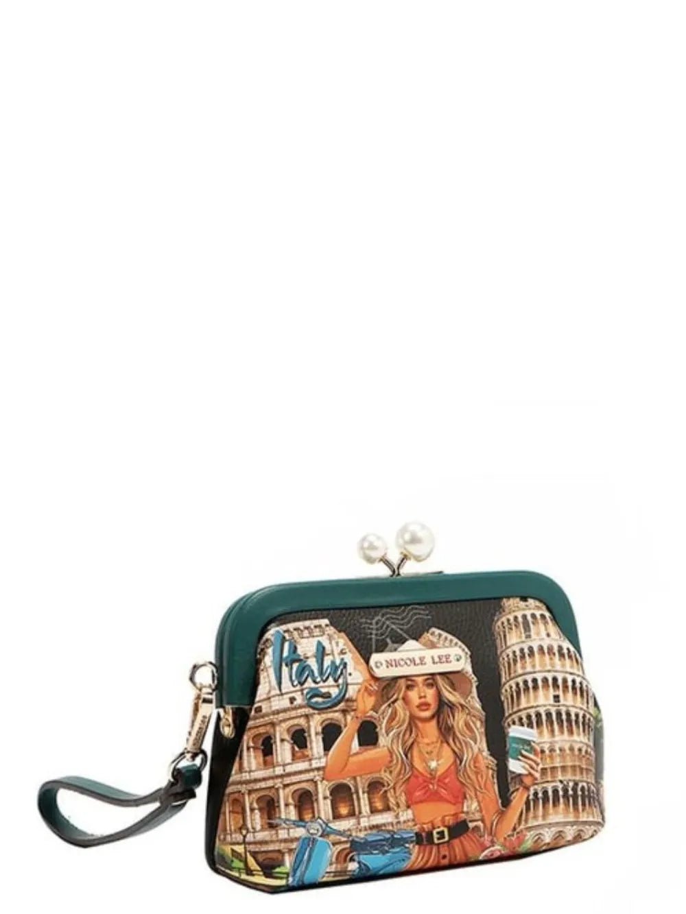 Nicole Lee USA Chelsea Pearl Kiss - Lock Coin Purse - Bela Fils BoutiqueBela Fils Boutique