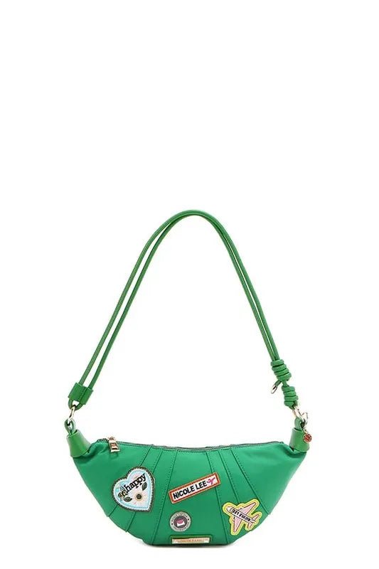 Nicole Lee USA Color Patch Croissant Bag - Bela Fils BoutiqueBela Fils Boutique