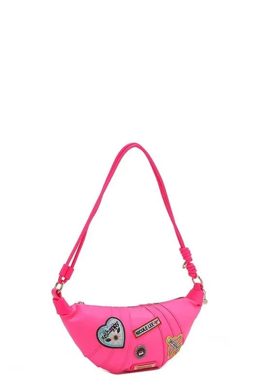 Nicole Lee USA Color Patch Croissant Bag - Bela Fils BoutiqueBela Fils Boutique