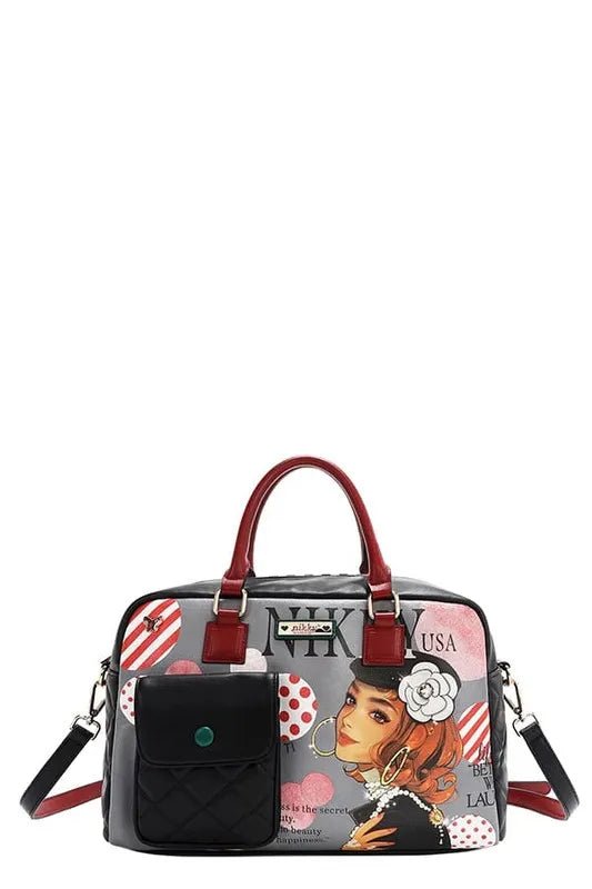 Nicole Lee USA Eco - Leather Boston Bag - Bela Fils BoutiqueBela Fils Boutique