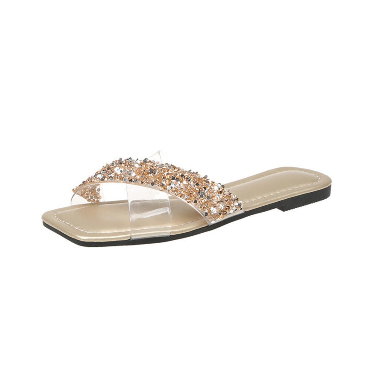 Open Toe Rhinestone Sandals - Bela Fils BoutiqueBela Fils Boutique
