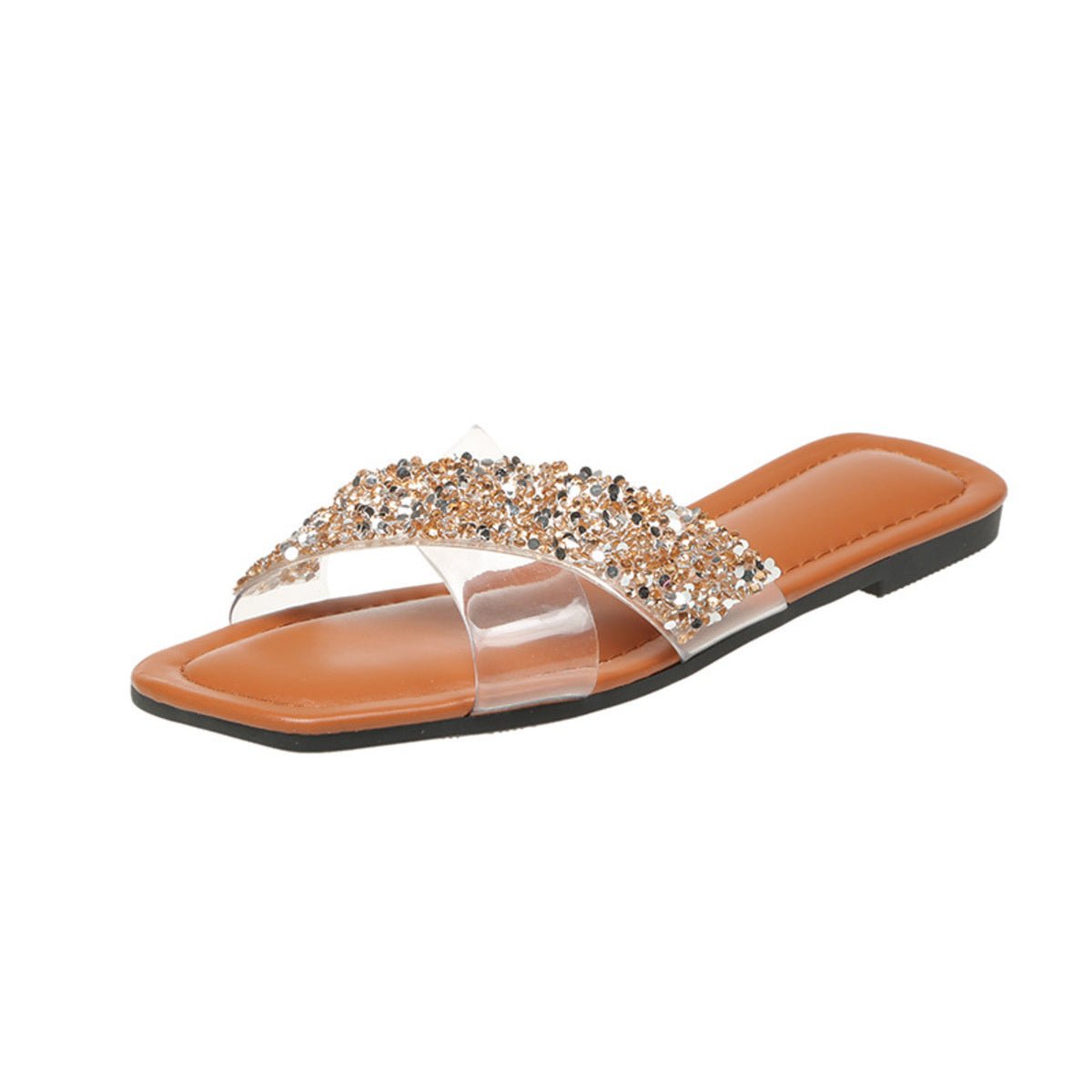Open Toe Rhinestone Sandals - Bela Fils BoutiqueBela Fils Boutique
