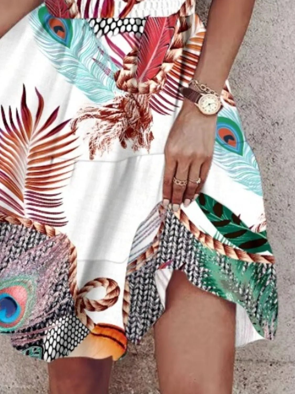 Paisley Print Halter Neck Mini Dress - Bela Fils BoutiqueBela Fils Boutique