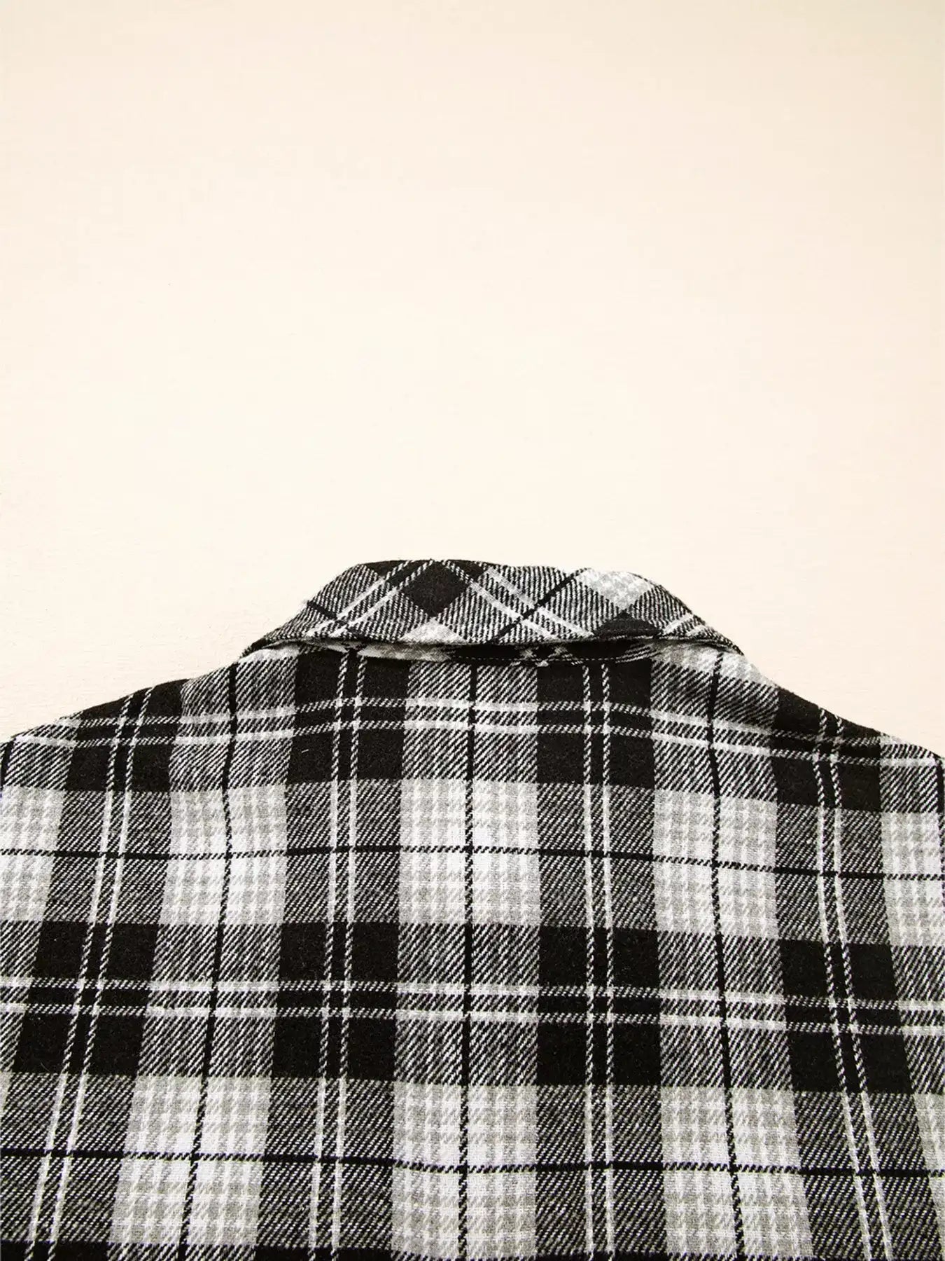 Plaid Print Chest Pockets Buttoned Shirt - Bela Fils BoutiqueBela Fils Boutique