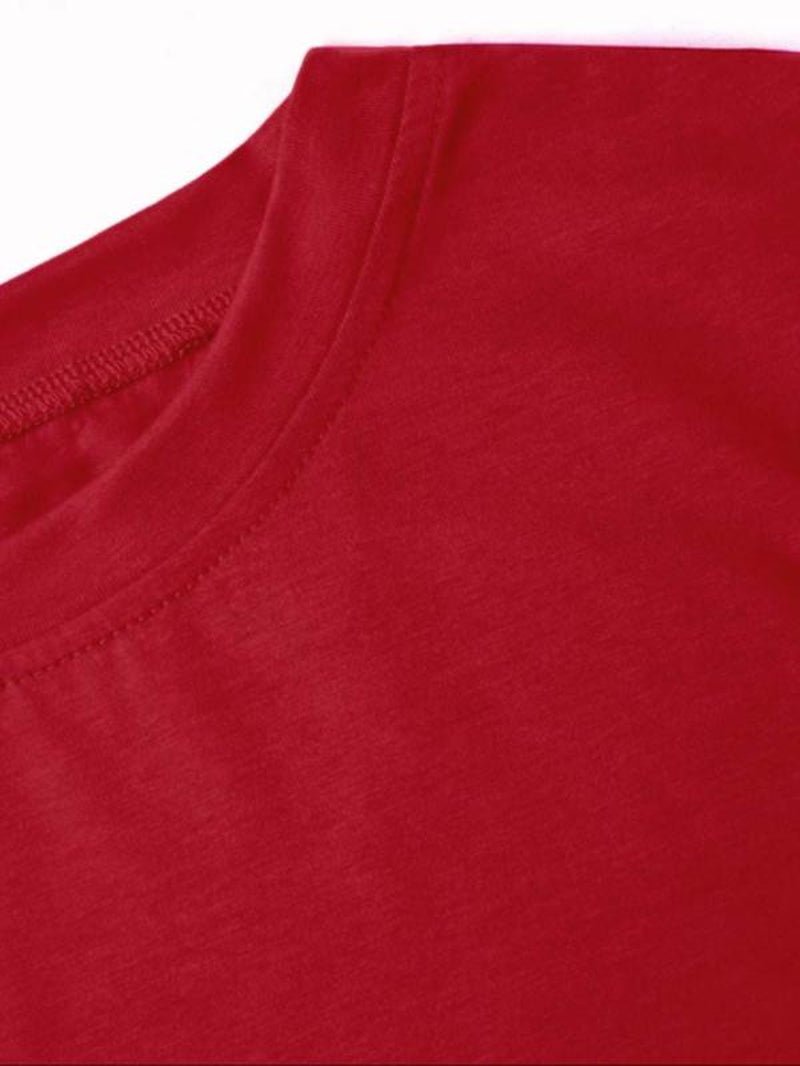 【Plus Size】 Letter Print round Neck Tee, Casual Short Sleeve Crew Neck T-Shirt for Daily Wear, Women Clothing for All Seasons - Bela Fils BoutiqueBela Fils Boutique