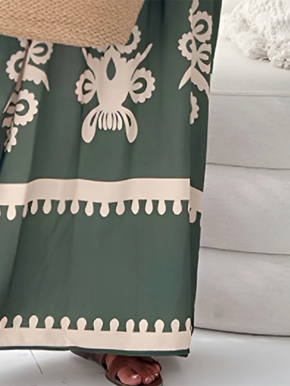 Printed Spaghetti Strap Sleeveless Maxi Dress - Bela Fils BoutiqueBela Fils Boutique