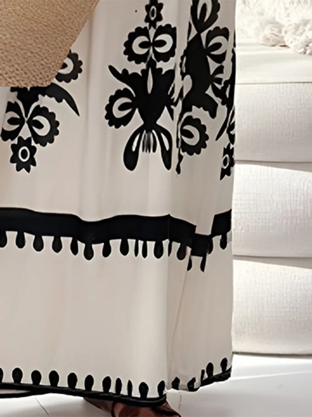Printed Spaghetti Strap Sleeveless Maxi Dress - Bela Fils BoutiqueBela Fils Boutique