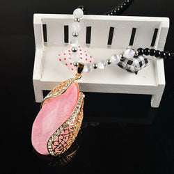 Newest Crystal Necklaces Jewelry Fashion Women Crystal Pendant