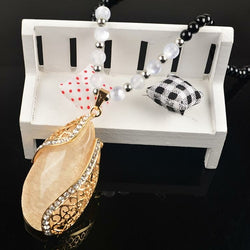 Newest Crystal Necklaces Jewelry Fashion Women Crystal Pendant