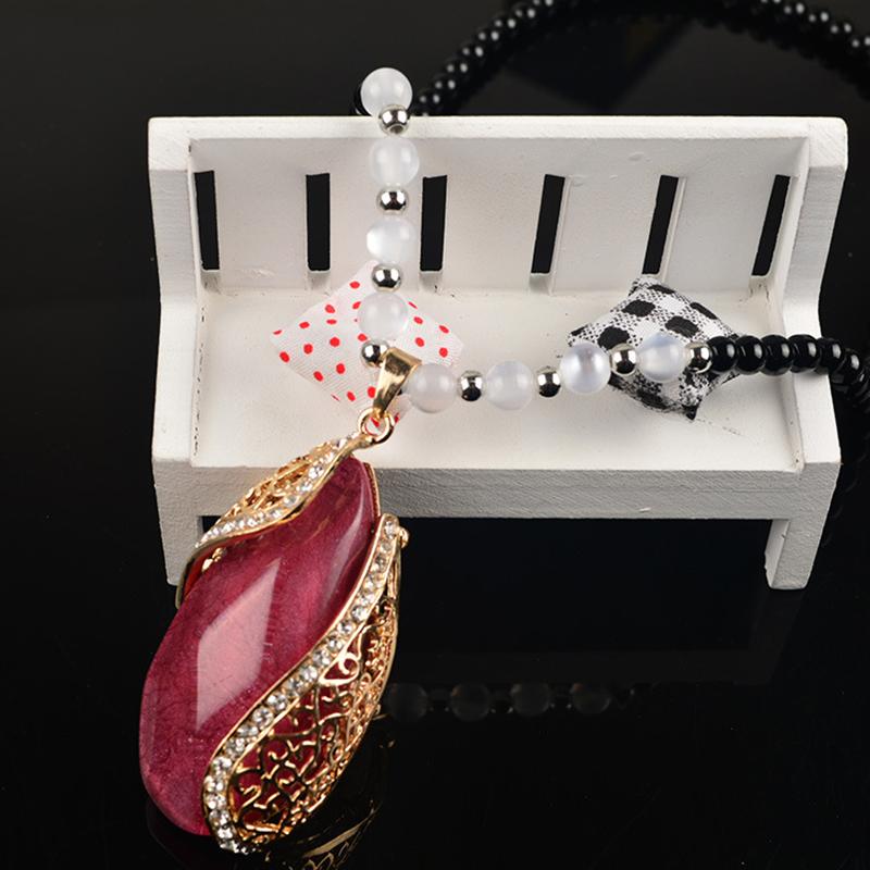 Newest Crystal Necklaces Jewelry Fashion Women Crystal Pendant