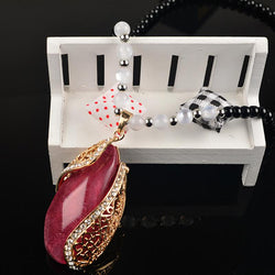 Newest Crystal Necklaces Jewelry Fashion Women Crystal Pendant