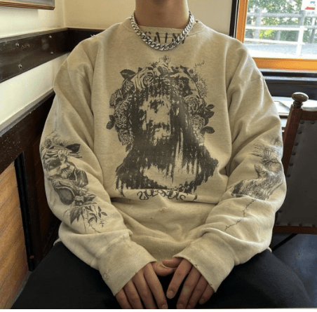 Retro Print Sweatshirt for Women - Bela Fils BoutiqueBela Fils Boutique