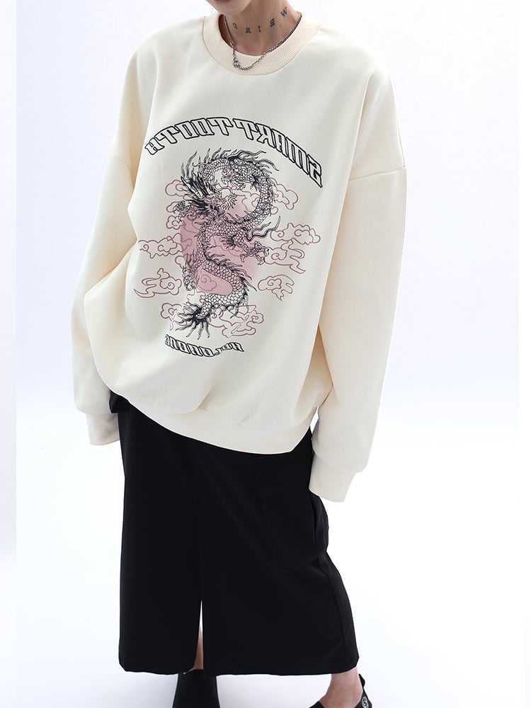 Retro Print Sweatshirt for Women - Bela Fils BoutiqueBela Fils Boutique