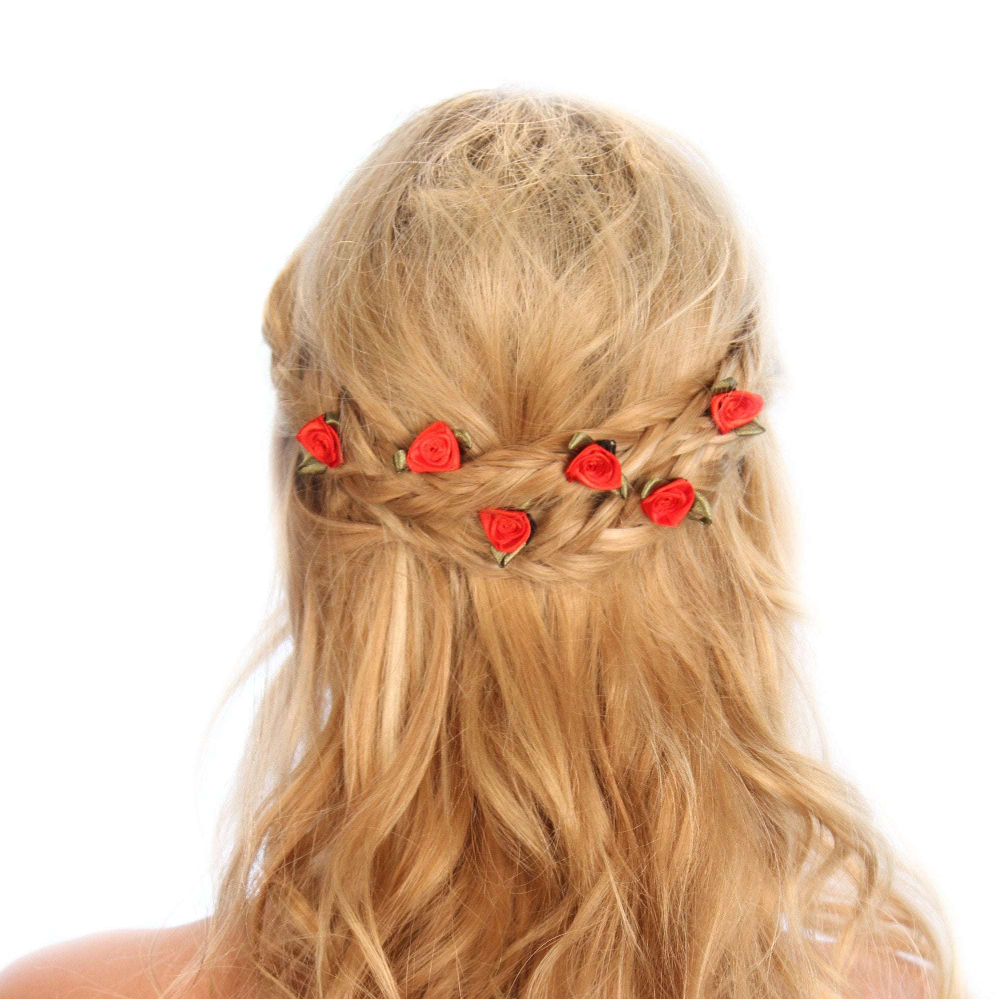 Rose Bud Hair Grips - Bela Fils BoutiqueHaircareBela Fils Boutique