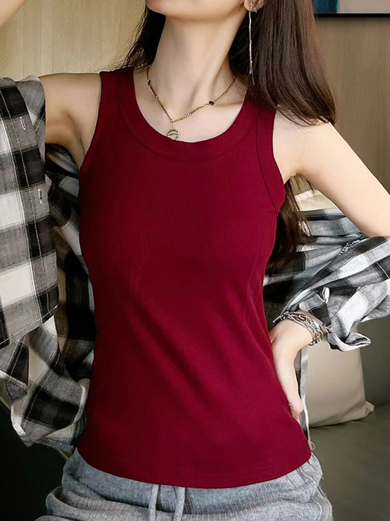 Scoop Neck Tank Top - Bela Fils BoutiqueBela Fils Boutique