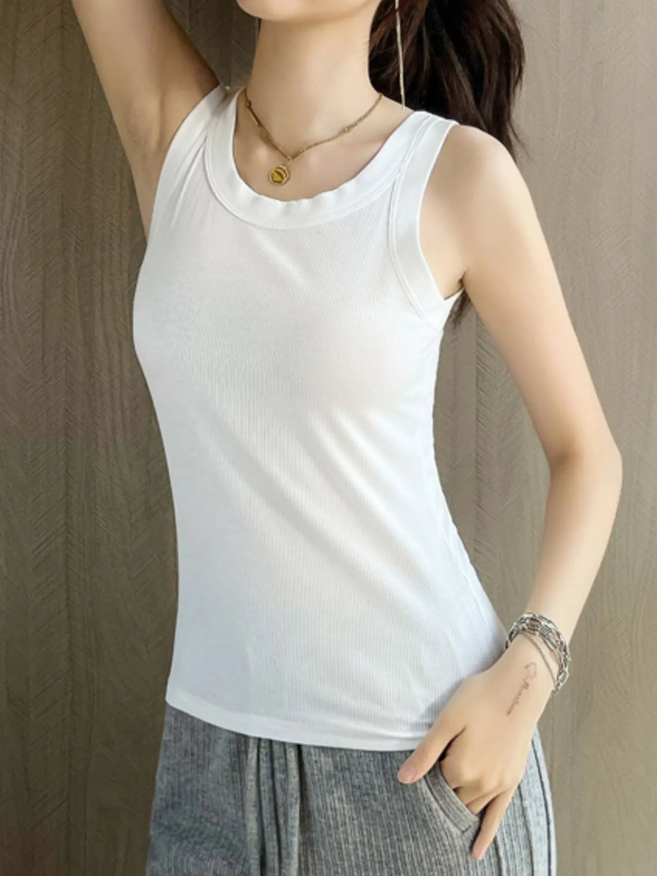 Scoop Neck Tank Top - Bela Fils BoutiqueBela Fils Boutique
