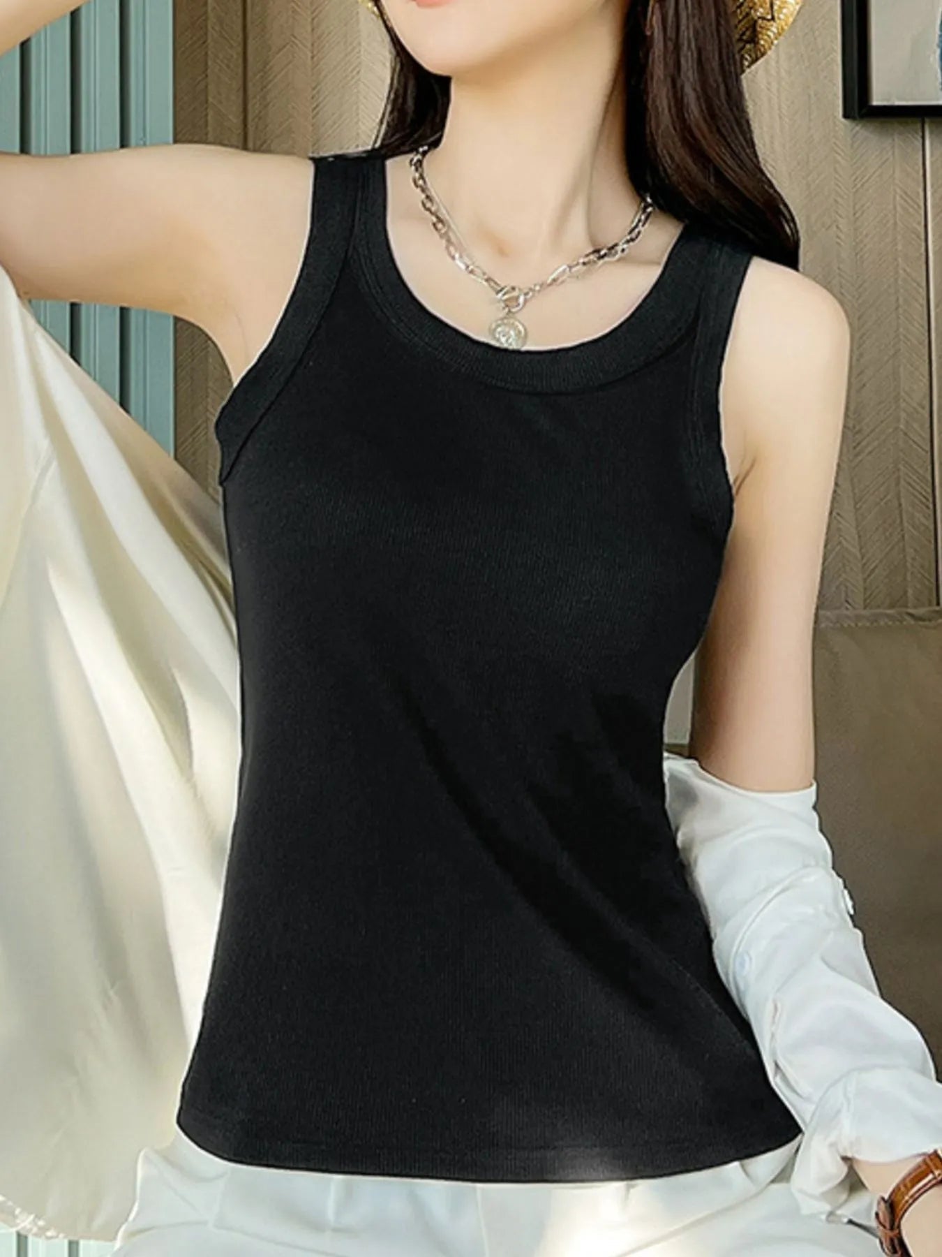 Scoop Neck Tank Top - Bela Fils BoutiqueBela Fils Boutique