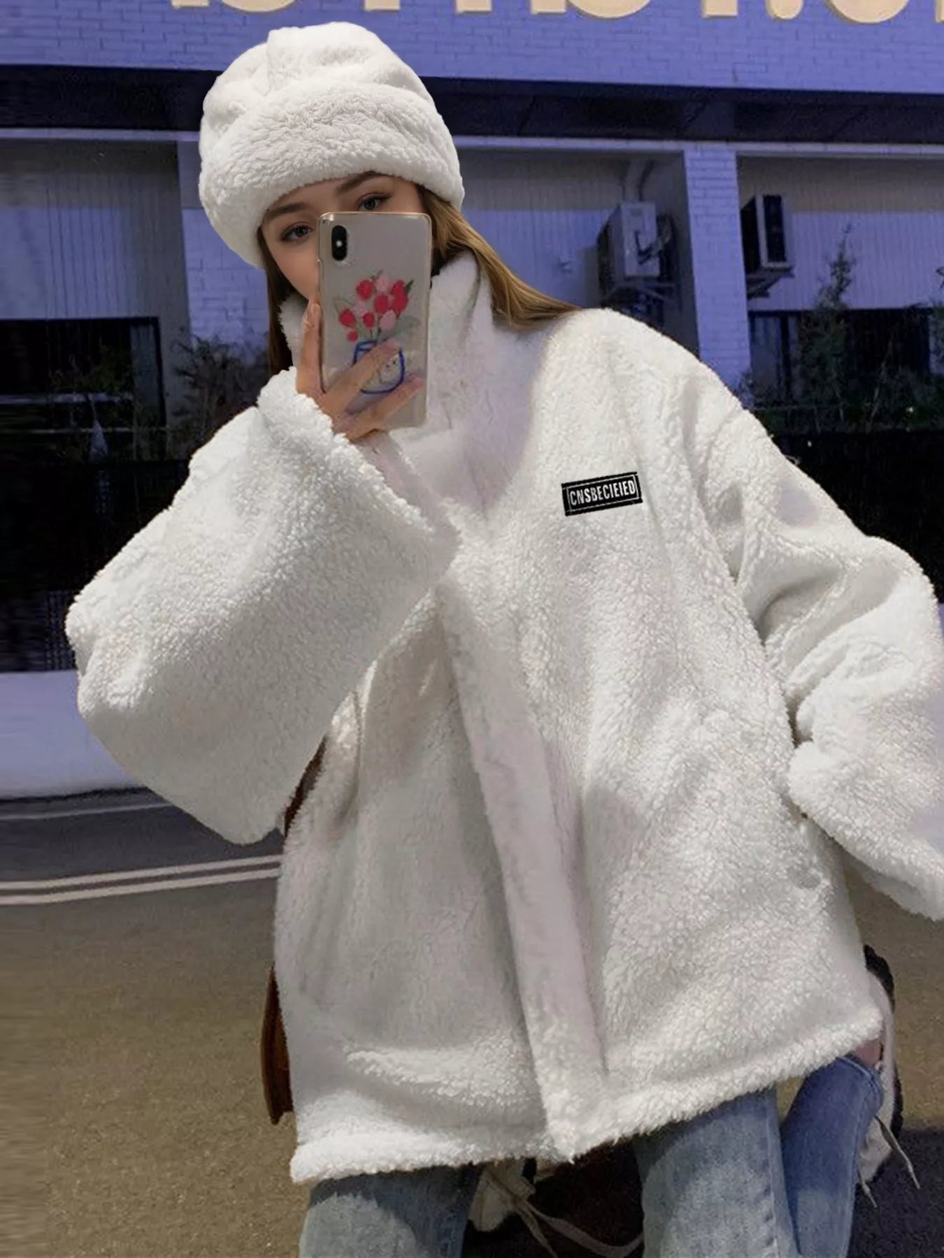 Sherpa Fleece Zip Up Outerwear - Bela Fils BoutiqueBela Fils Boutique