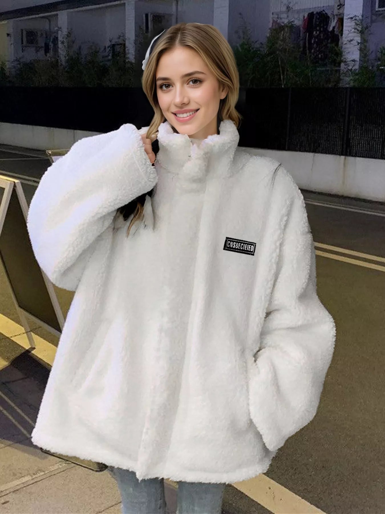Sherpa Fleece Zip Up Outerwear - Bela Fils BoutiqueBela Fils Boutique