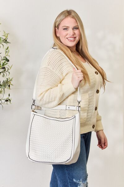 SHOMICO Weaved Vegan Leather Handbag - Bela Fils BoutiqueBags & WalletsBela Fils Boutique