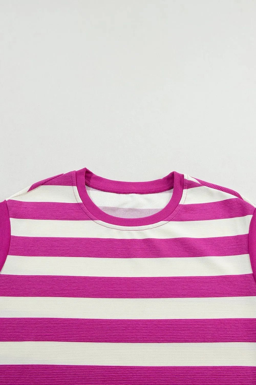 Stripe Cap Sleeve Pocketed Shift Tee Dress - Bela Fils BoutiqueBela Fils Boutique
