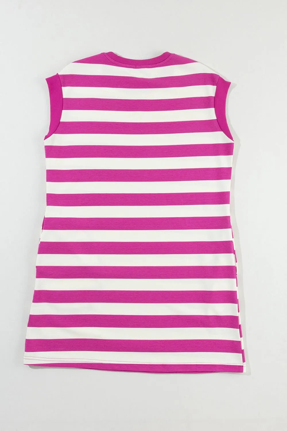Stripe Cap Sleeve Pocketed Shift Tee Dress - Bela Fils BoutiqueBela Fils Boutique
