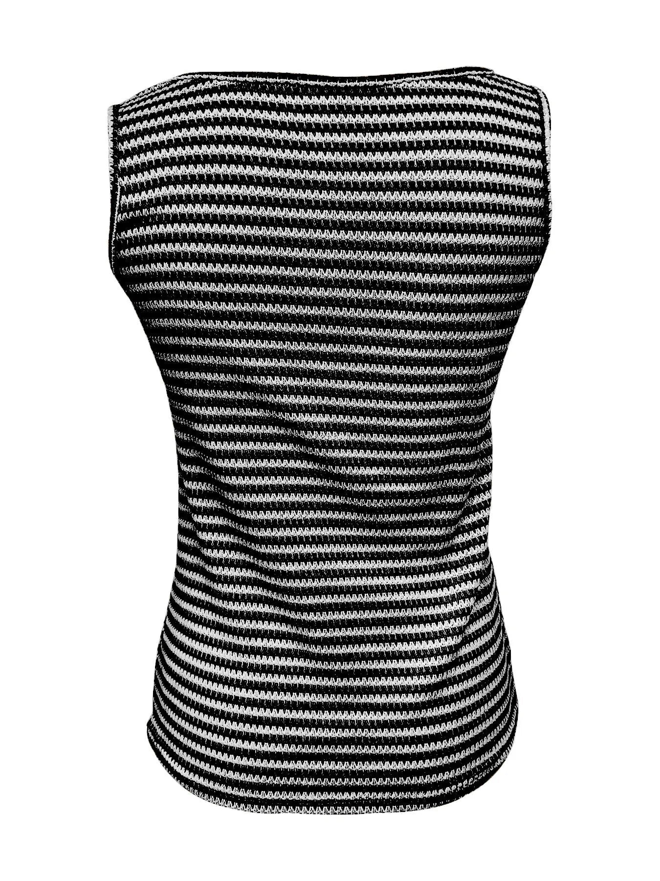 Striped Round Neck Tank Top - Bela Fils BoutiqueBela Fils Boutique