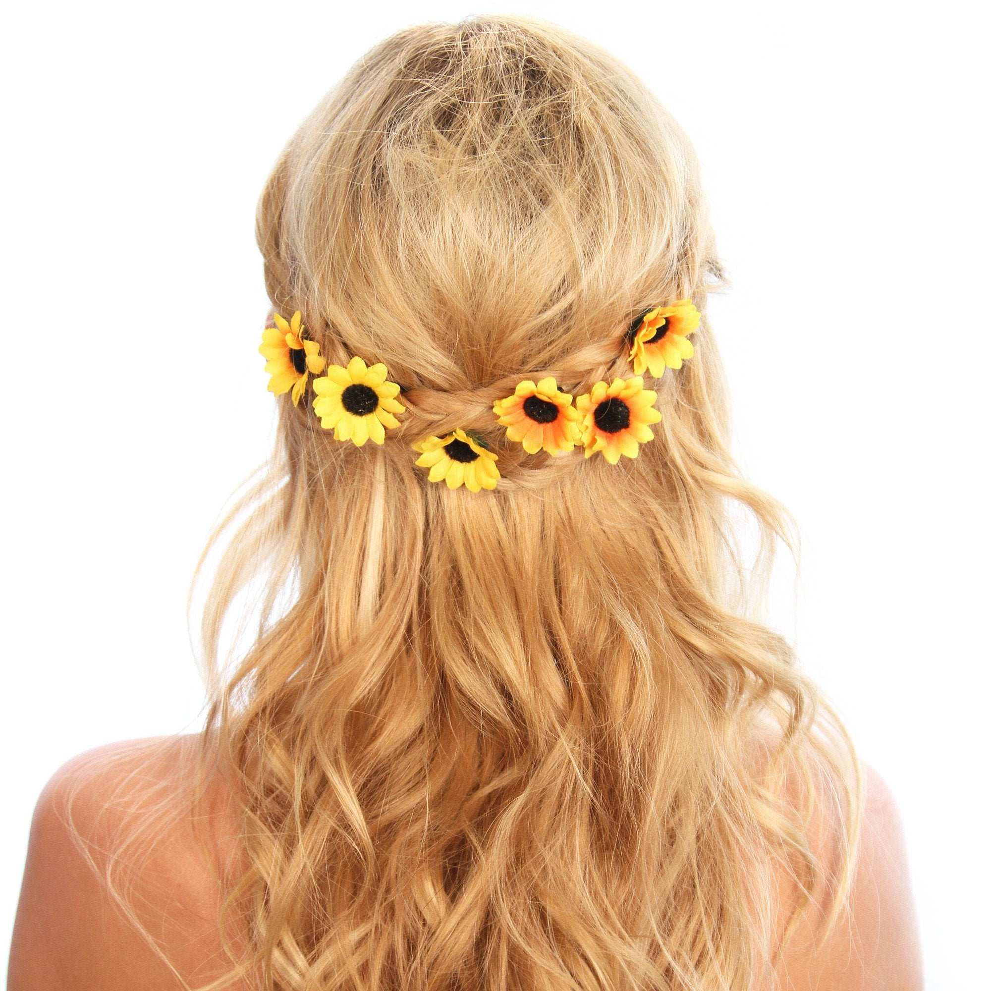 Sunflower Hair Grips - Bela Fils BoutiqueHaircareBela Fils Boutique