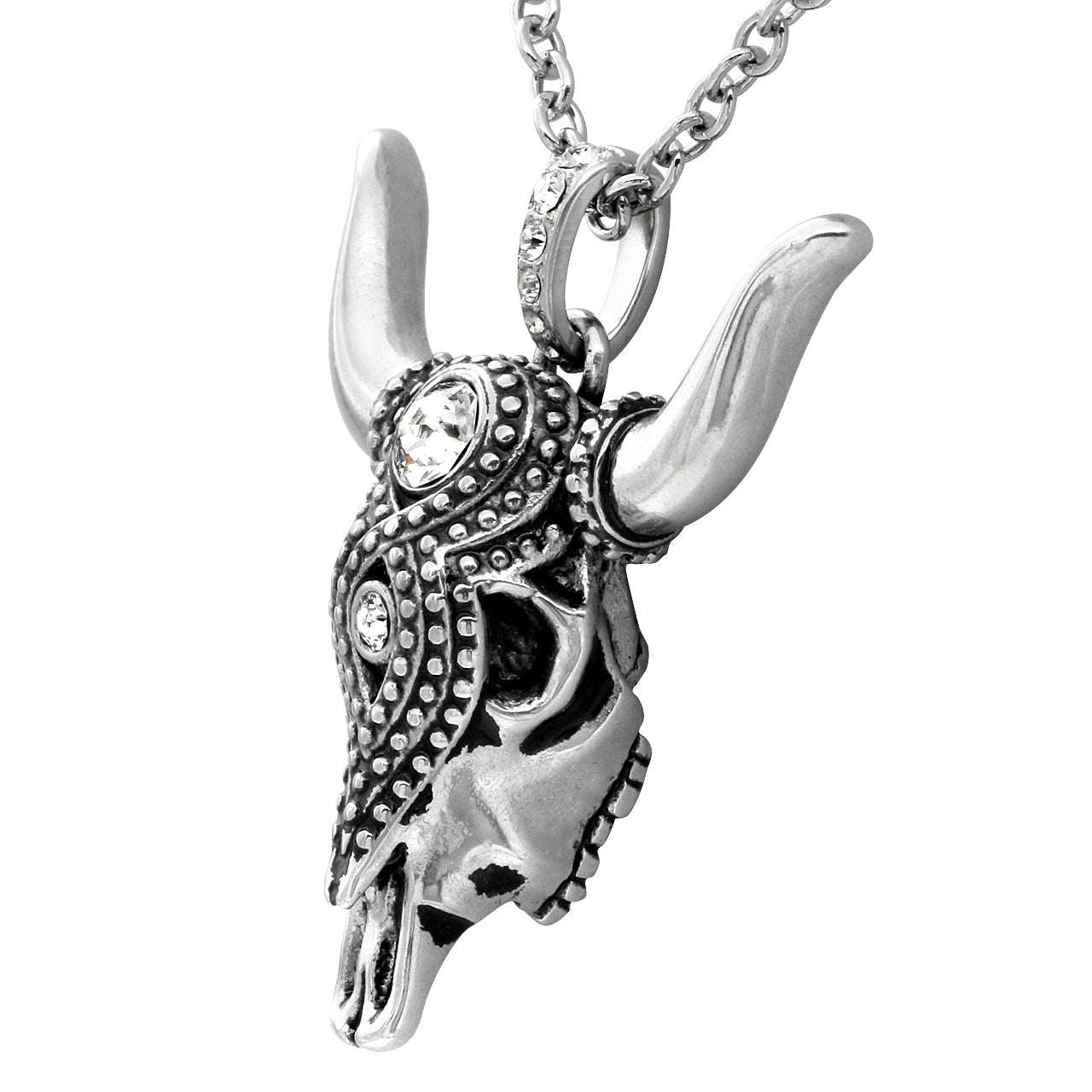Taurus Bull Skull Necklace - Bela Fils BoutiqueNecklacesBela Fils Boutique