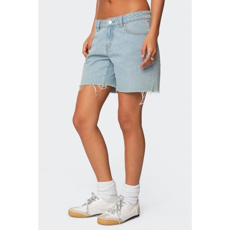 Tomboy Low Rise Denim Shorts - Bela Fils BoutiqueBela Fils Boutique