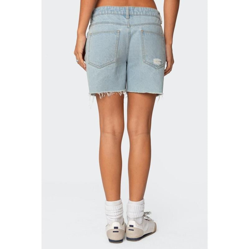 Tomboy Low Rise Denim Shorts - Bela Fils BoutiqueBela Fils Boutique