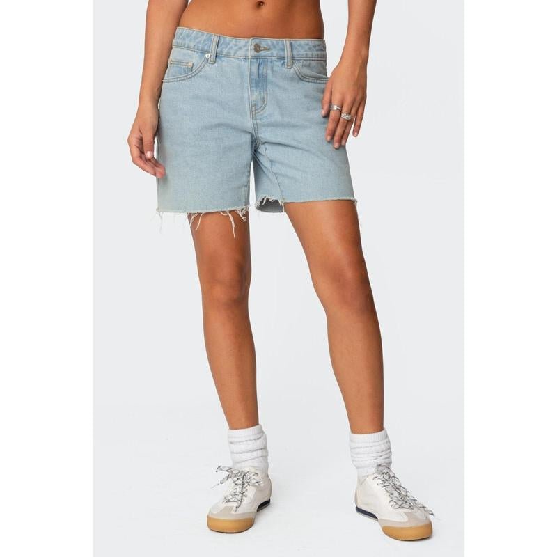 Tomboy Low Rise Denim Shorts - Bela Fils BoutiqueBela Fils Boutique