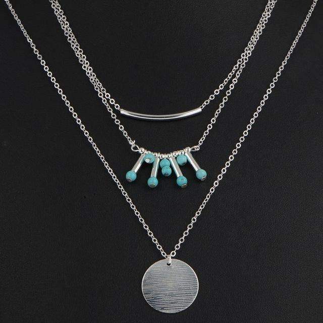 Turquoise Multilayer Necklace - Bela Fils BoutiqueNecklacesBela Fils Boutique