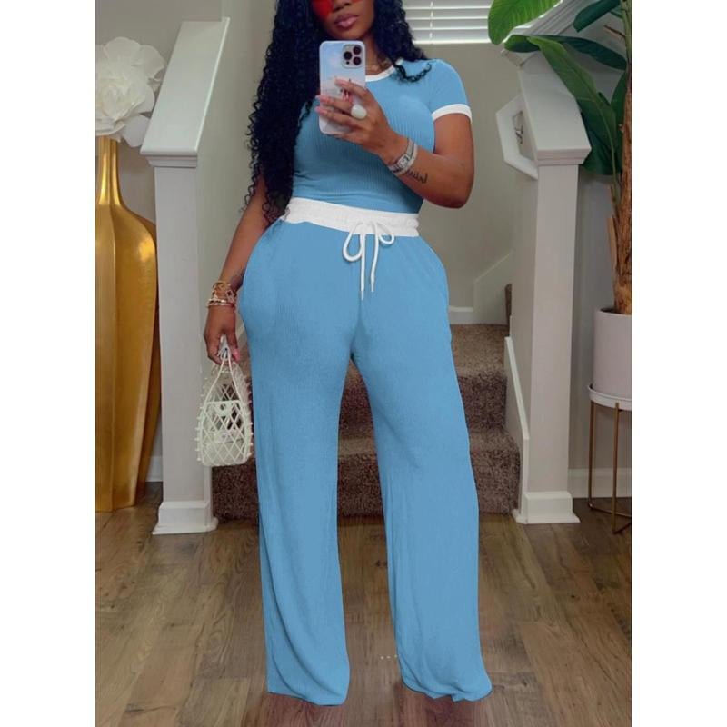 Two Piece Set Tracksuit Summer Women Casual Home Set - Bela Fils BoutiqueBela Fils Boutique