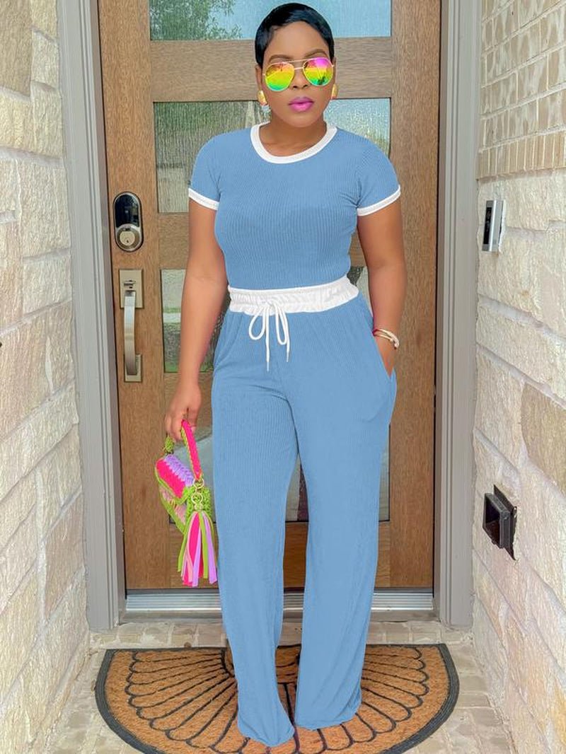 Two Piece Set Tracksuit Summer Women Casual Home Set - Bela Fils BoutiqueBela Fils Boutique