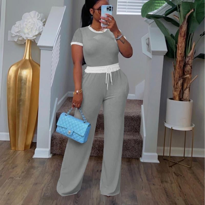 Two Piece Set Tracksuit Summer Women Casual Home Set - Bela Fils BoutiqueBela Fils Boutique