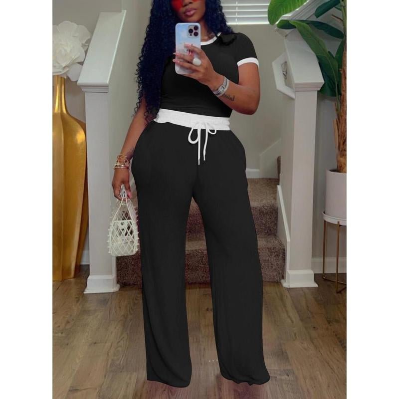 Two Piece Set Tracksuit Summer Women Casual Home Set - Bela Fils BoutiqueBela Fils Boutique