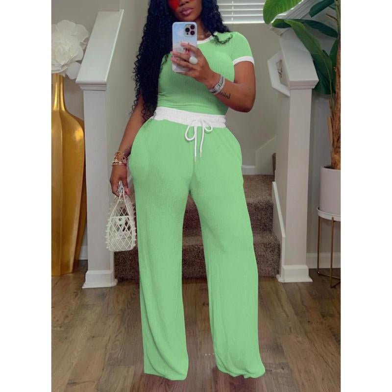 Two Piece Set Tracksuit Summer Women Casual Home Set - Bela Fils BoutiqueBela Fils Boutique