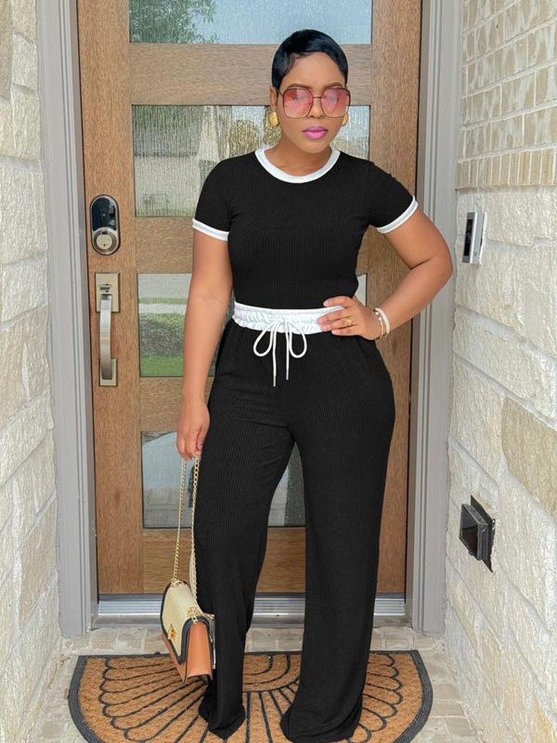 Two Piece Set Tracksuit Summer Women Casual Home Set - Bela Fils BoutiqueBela Fils Boutique