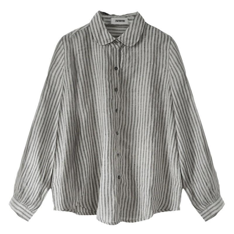 Universal Thread Women’s Linen Long Sleeve Collared Button - Down Shirt - Bela Fils BoutiqueBela Fils Boutique