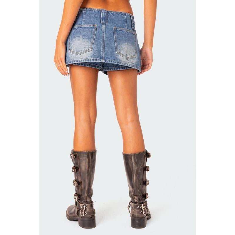 Wanona Denim Mini Skort - Bela Fils BoutiqueBela Fils Boutique