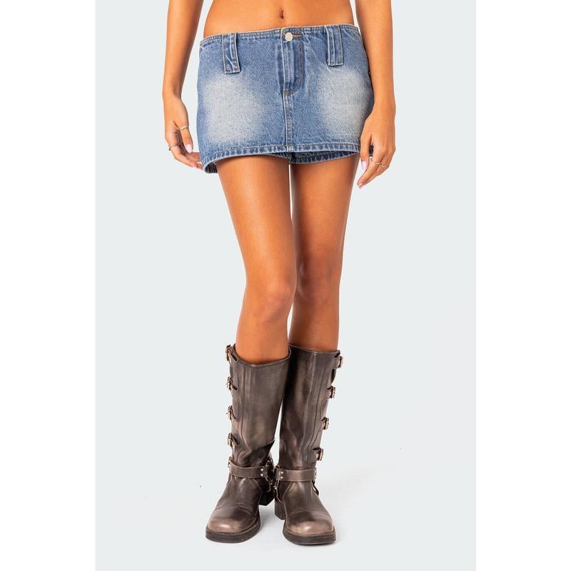 Wanona Denim Mini Skort - Bela Fils BoutiqueBela Fils Boutique