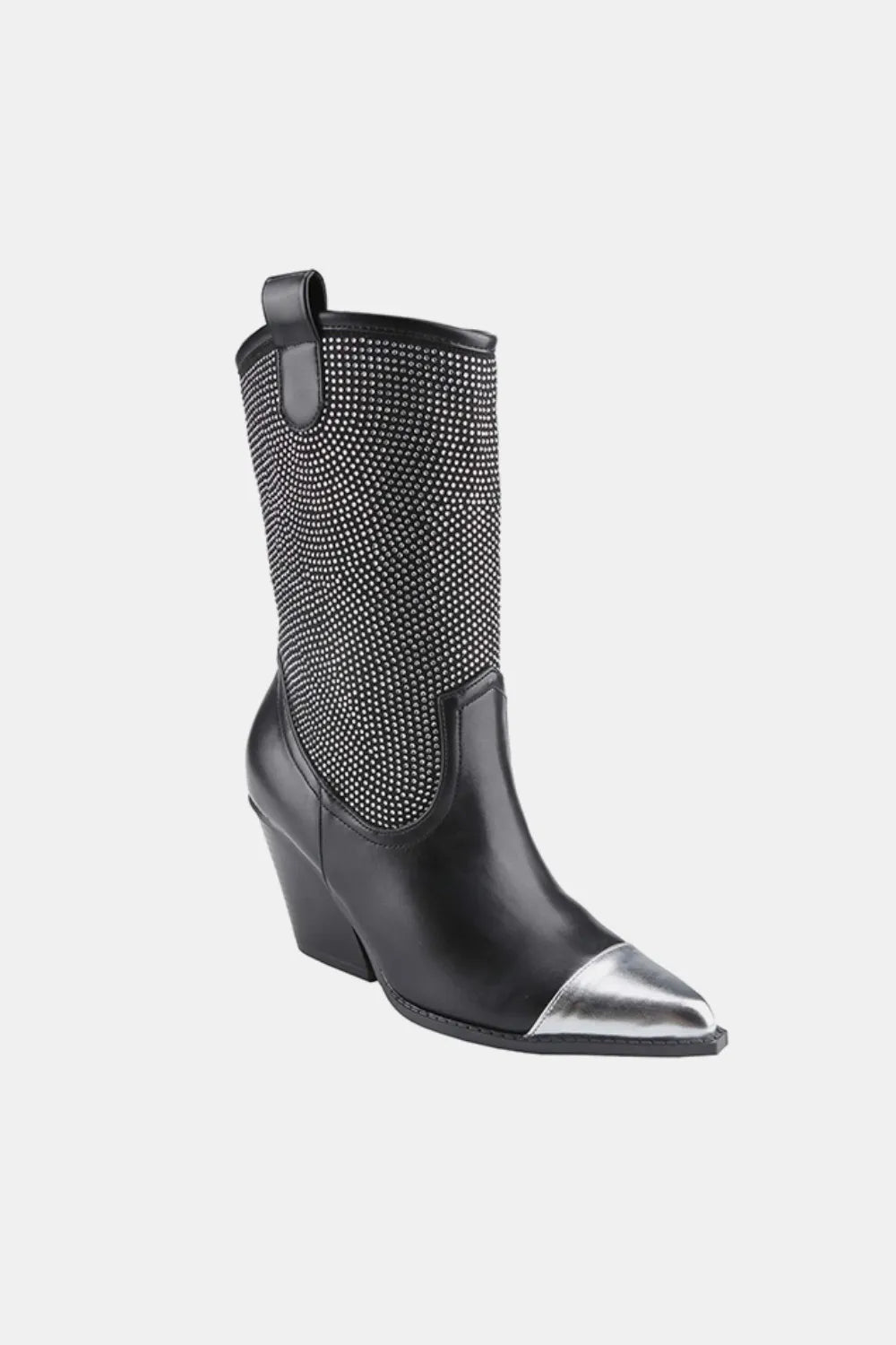 Weeboo Chunky Heel Rhinestone Western Cowboy Boots - Bela Fils BoutiqueBela Fils Boutique