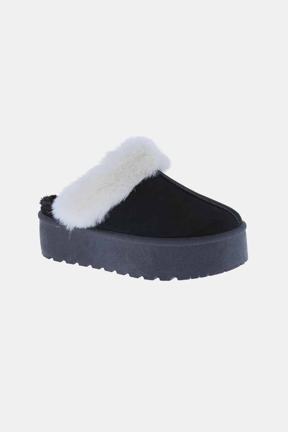 Weeboo Thick Bottom Fur Trim Snow Slippers - Bela Fils BoutiqueBela Fils Boutique