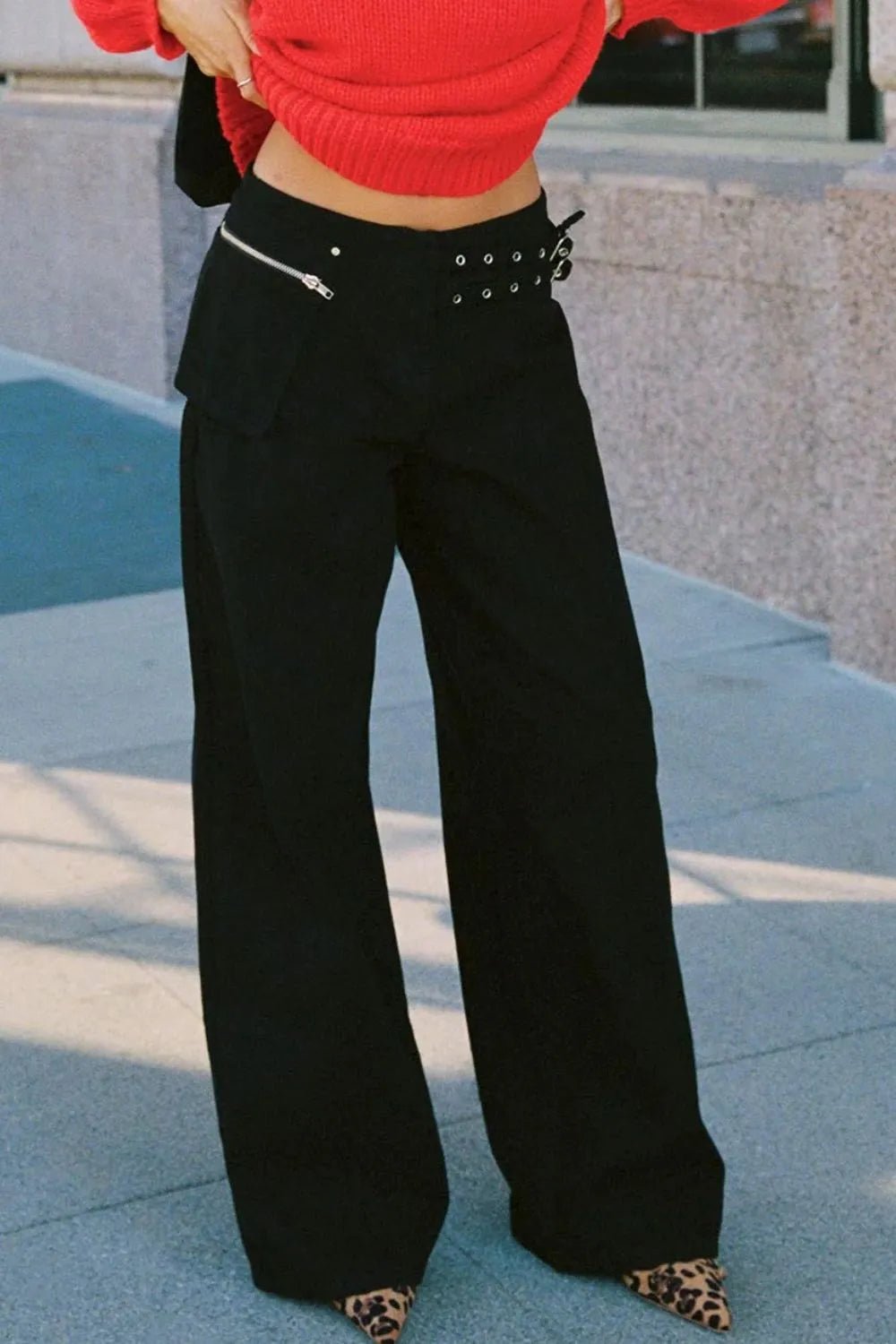 Wide Leg Jeans with Pockets - Bela Fils BoutiqueBela Fils Boutique