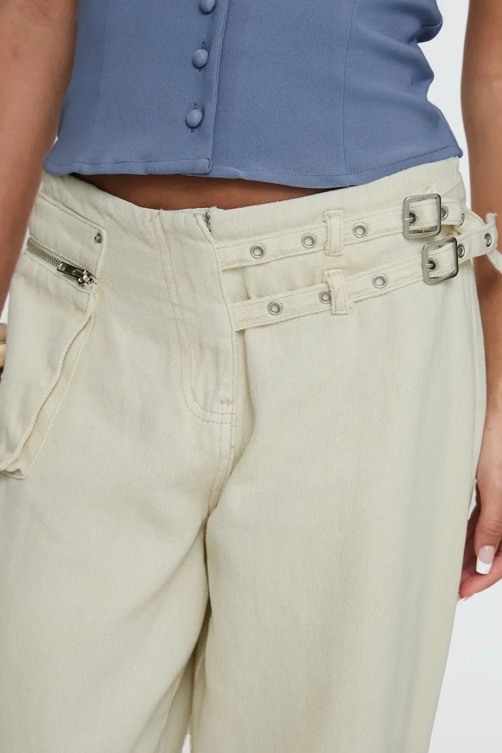 Wide Leg Jeans with Pockets - Bela Fils BoutiqueBela Fils Boutique