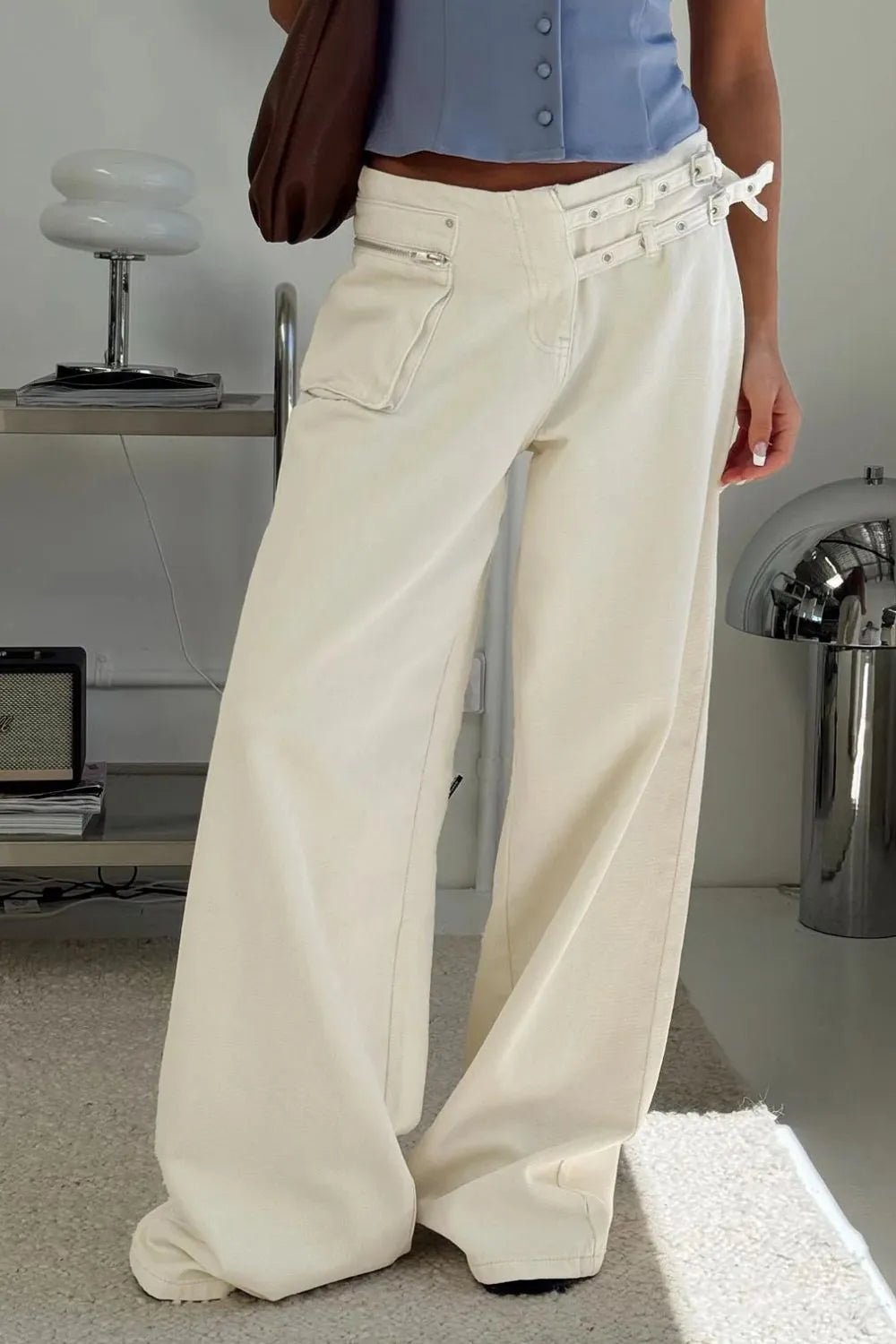Wide Leg Jeans with Pockets - Bela Fils BoutiqueBela Fils Boutique