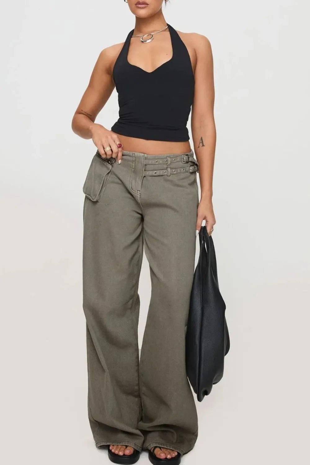 Wide Leg Jeans with Pockets - Bela Fils BoutiqueBela Fils Boutique